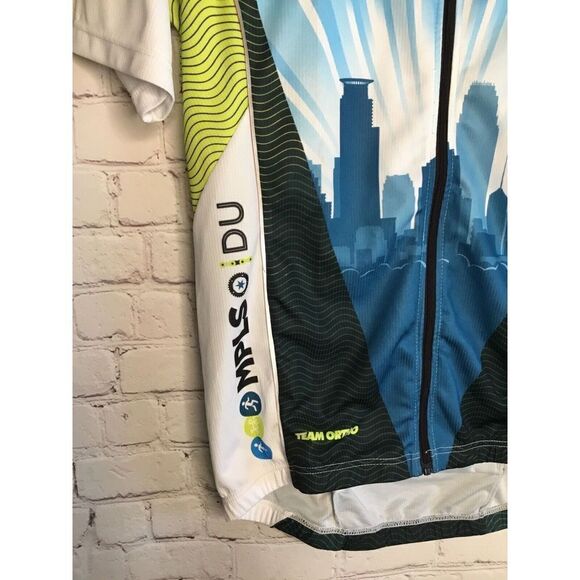 Team Orto Cycling Jersey Mens Small MN DUATLON Full Zip Racing(727#) - Picture 5 of 6